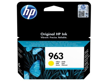 HP originál ink 3JA25AE, HP 963, yellow, 700str., 10.77ml