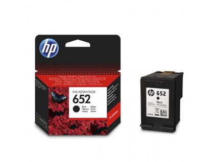 HP originál ink F6V25AE, HP 652, black, 360str.