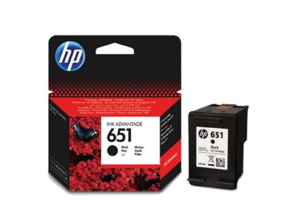 HP originál ink C2P10AE, HP 651, black, blister, HP DeskJet IA 5645, IA 5575