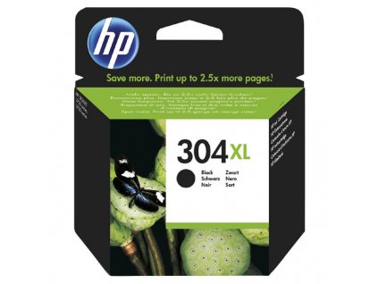 HP originál ink N9K08AE, HP 304XL, black, blister, 300str., 49ml, HP Deskjet 3720,3721,3723,3730,3732,3752