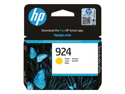 HP originál ink 4K0U5NE#CE1, HP 924, yellow, 400str.