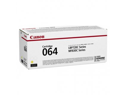 Canon originál toner 064 Y, 4931C001, yellow, 5000str.
