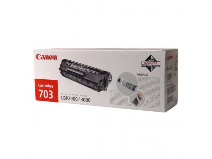 Canon originál toner 703 BK, 7616A005, black, 2500str.