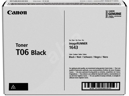 Canon originál toner T06 BK, 3526C002, black, 20500str.