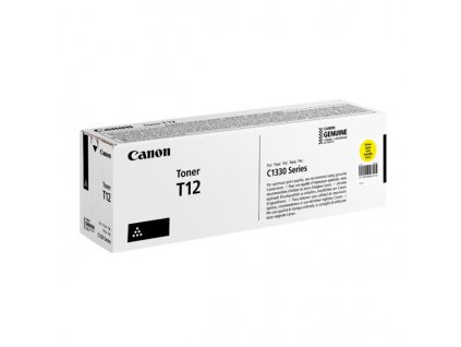 Canon originál toner T12 Y, 5095C006, yellow, 5300str.