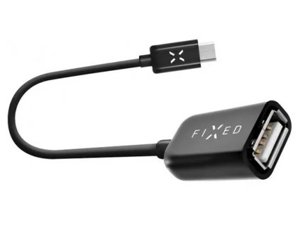 FIXED USB Type C OTG adaptér čierny