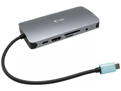 I TEC USB C Metal Nano Dock HDMI:VGA with LAN + Power Delivery 100 W