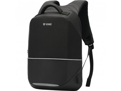 Batoh na notebook 15,6%22 – nastaviteľné popruhy, integrovaný USB port, čierna farba, nosnosť 15 kg, rozmery 43 × 32 × 16 cm (V×Š×H), hmotnosť 1 kg