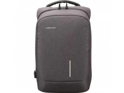 Kingsons Anti theft Backpack Dark Grey 15.6%22