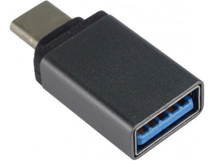 PremiumCord redukcia OTG USB C na USB A M:F, šeda