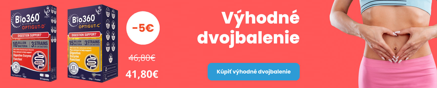 Výhodné dvojbalenie na zápchu a hnačky