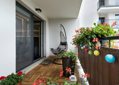 Inspirace pro útulný balkon
