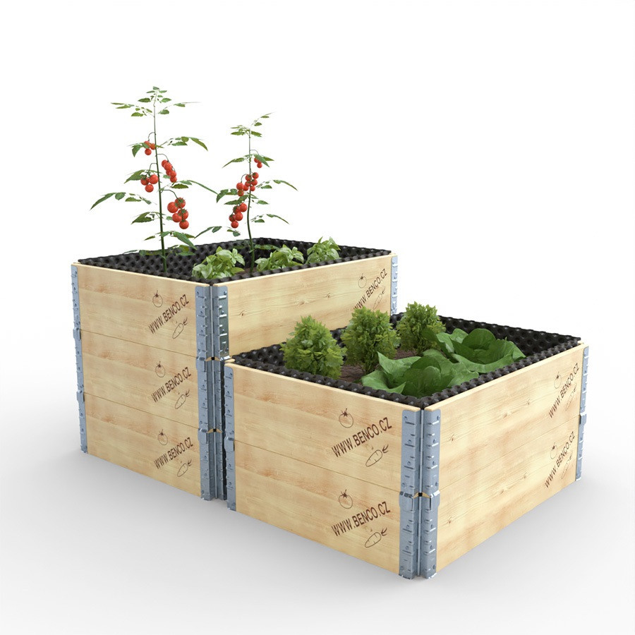 Vyvýšený záhon s libovolným počtem pater - jak ho postavit?