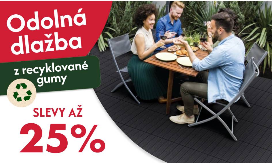 gumové dlaždice