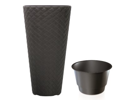 Květináč venkovní vysoký MATUBA SLIM 40 cm - barva antracit