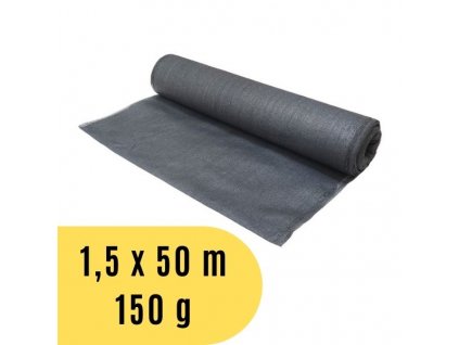 Stínící tkanina 1,5 x 50 m, 150 g / m2 - šedá