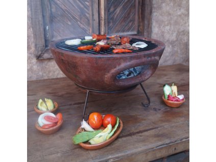 Stolní gril MEXICAN (cihlový) 44/26
