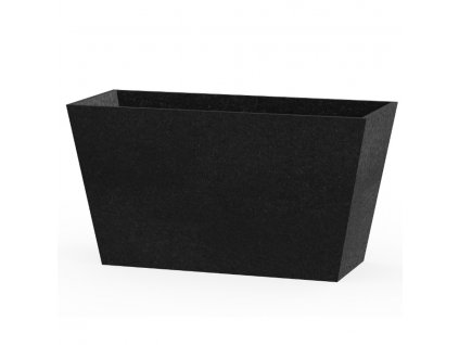 12898 truhlik z recyklovane gumy sonata trough 71 x 31 5 x 50 cm cerny