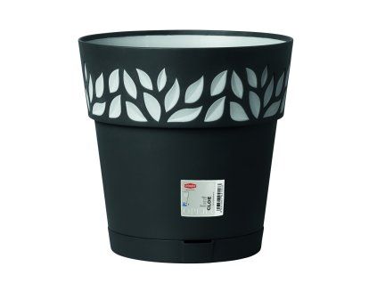 13402 kvetinac plastovy opera cloe prumer 30 cm barva antracit