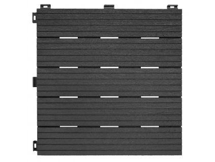 Gumová dlaždice COSMOPOLITAN 30 x 30 cm - 1 ks - barva šedá