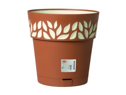 Květináč plastový Opera CLOE průměr 30 cm - barva terakota