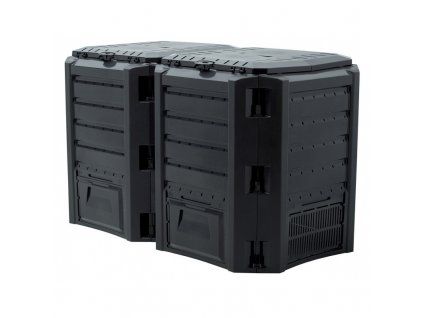 14821 3 komposter module compogreen 800 l barva cerna