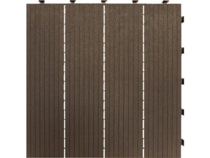 Gumová dlaždice COSMOPOLITAN 45 x 45 cm - barva hnědá