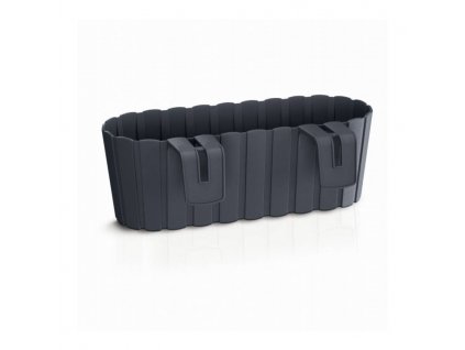15172 truhlik na balkonove zabradli boardee 40 cm barva antracit s433