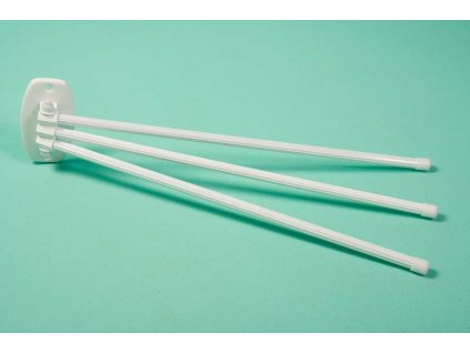 15508 susak na rucniky bily ramenny 3 ramenny