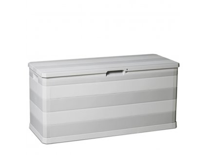 17251 3 zahradni ulozny box na naradi a polstry elegance 280 l barva seda