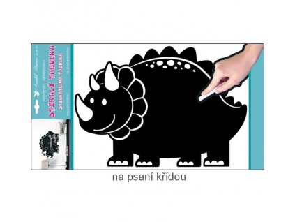 17308 samolepka tabulka na psani kridou dinosaurus 40x29cm