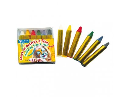 17815 barvy na oblicej a telo 6 ks po 2 5 g