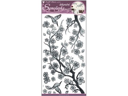 samolepky-na-zed-cerna-vetvicka-s-glitry-a-kaminky-60x32cm