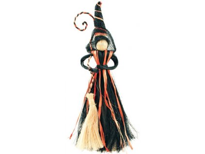 17899 carodejnice s cernooranzovou sukni 23cm