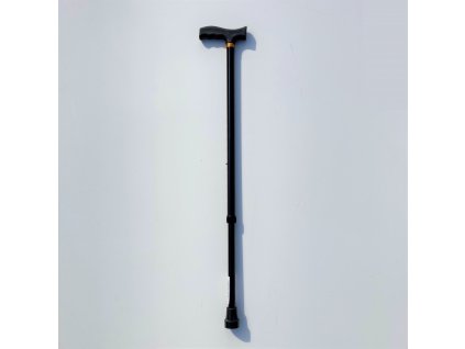 Vycházková hůl ve tvaru T - barva černá