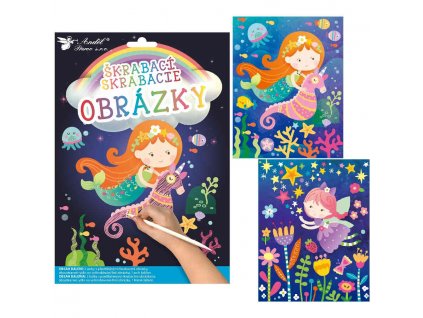 18238 skrabaci obrazky 2 archy 16 5 x 21 cm morska panna