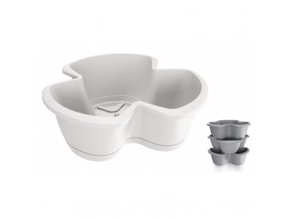 Květináč na bylinky RESPANA 3 patra pr. 35 cm - barva bílá (S449)