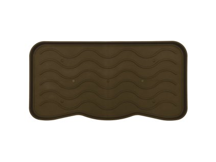 Odkapávač na boty plast 38 x 75 cm vlnky - hnědý