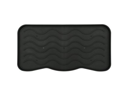 Odkapávač na boty plast 38 x 75 cm vlnky - černý