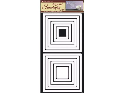20974 samolepky na zed ctverce bile 60x32 cm