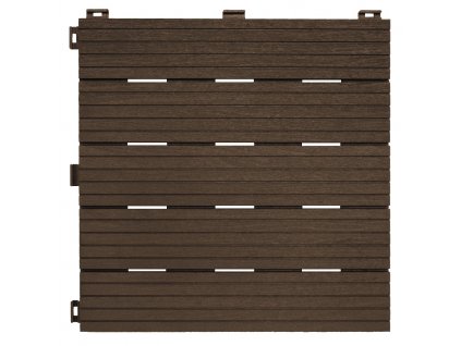 Gumová dlaždice COSMOPOLITAN 30 x 30 cm - 1 ks - barva hnědá