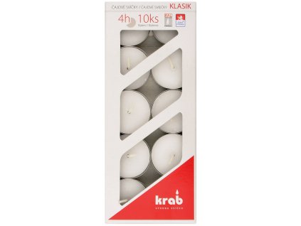 21082 cajova svicka 10 ks po 14 g 4 hodiny v krabicce