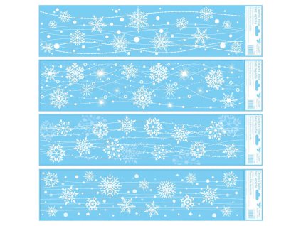 21220 okenni folie pruhy vlocky s glitrem 64 x15 cm