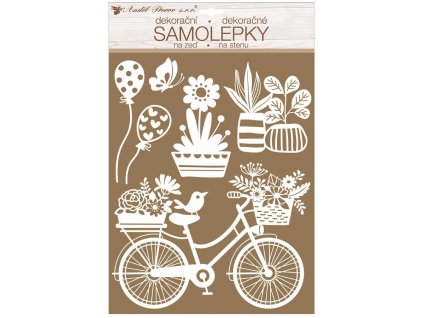 21769 samolepky na zed bile kolo 27 5 x 41 cm