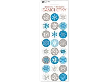 22513 samolepky vlocky 10 x 31 cm