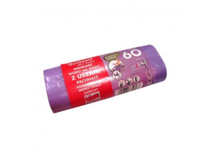 22576 aromatizovane pytle na odpadky s uchy 60 litru 18 ks vune levandule