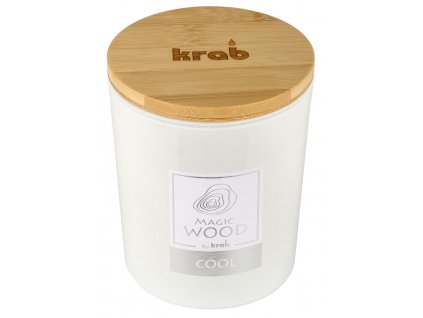 Svíčka MAGIC WOOD s dřevěným knotem - COOL 300g