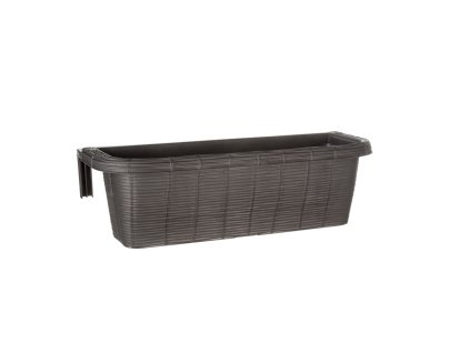 Truhlík na balkonové zábradlí Rondine PAGLIA 60 cm - barva antracit