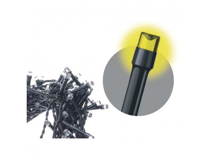 23359 vanocni osvetleni led retez tepla bila 18 m 180 led