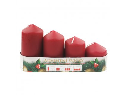23605 adventni svice valec bordo postupka 50 75 90 105 x 50 mm 4 ks
